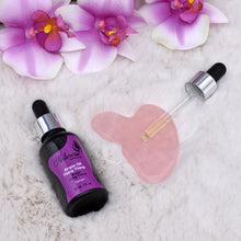 Glow Duo « Les Incontournables » Gua Sha Quartz rose et Sérum d’huile d’argan au Ylang Ylang 30ml  - Naturesse